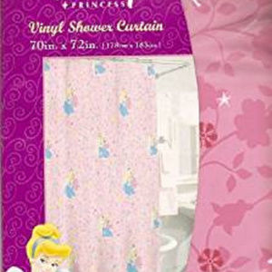 Shower curtain Disney Princess new 70" x 72" pink